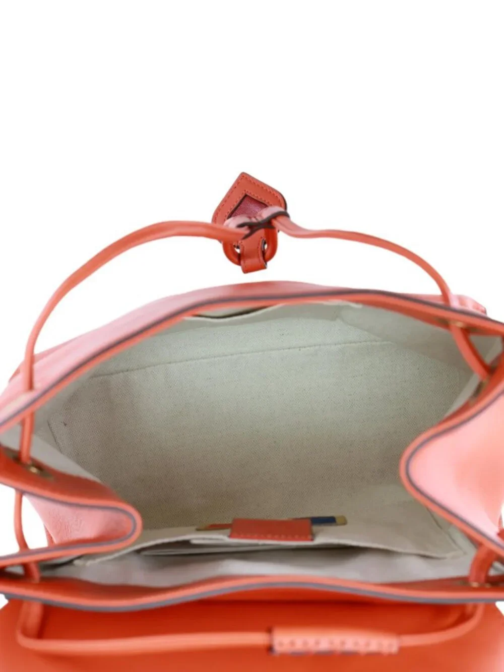 Gucci  Web Heart GG Marmont Leather Backpack Orange 432265